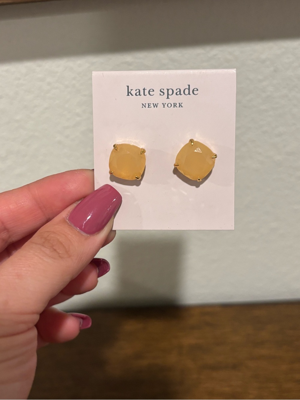 kate spade Gold Tone Stud Earrings - Picture 5 of 7